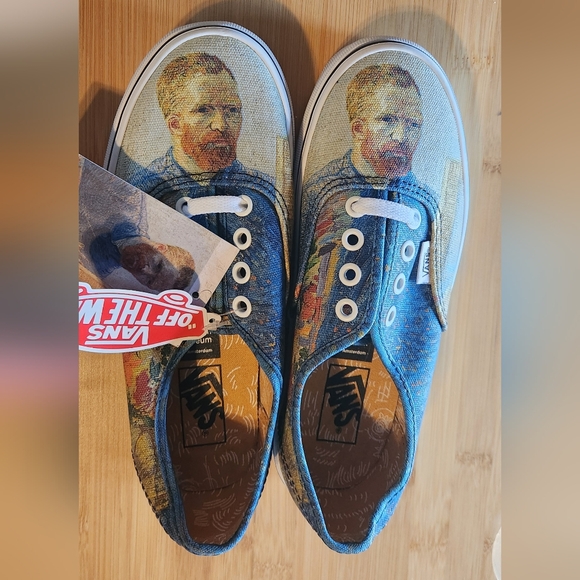 Rare Vincent Van Gogh Vans Shoes Self Portrait